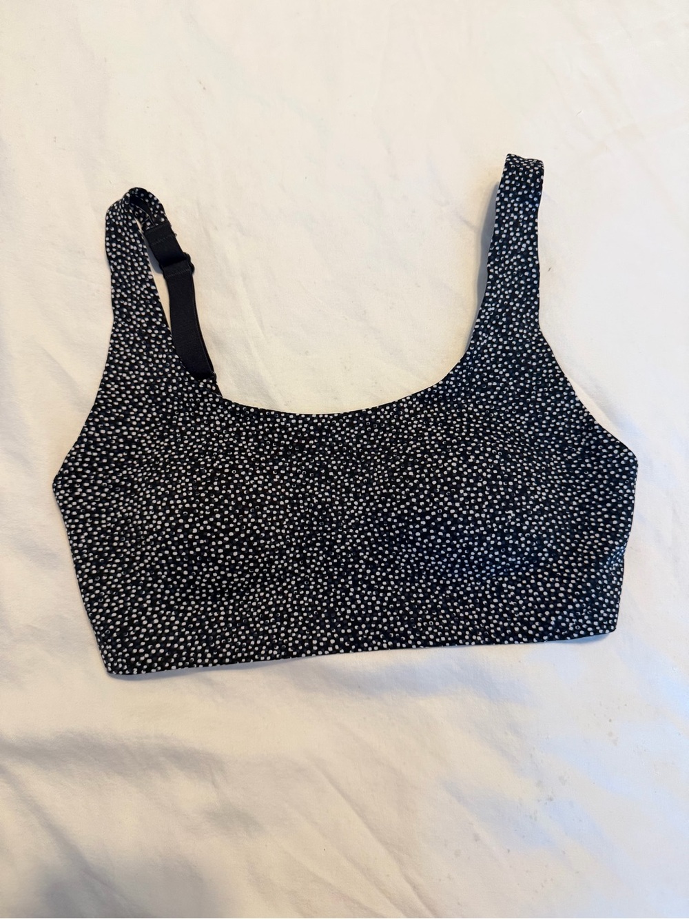Lululemon Black Polkadot Sports Bra
